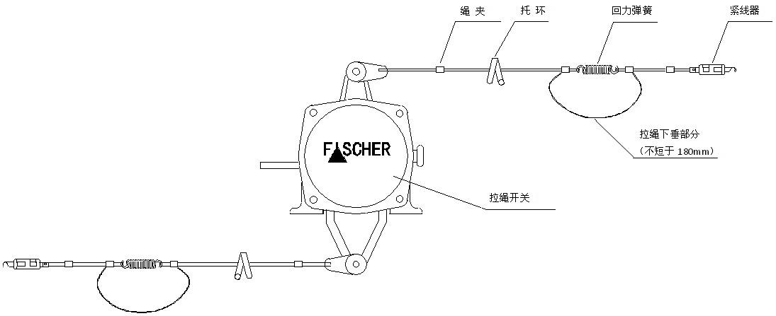 拉繩開關(guān)連接圖